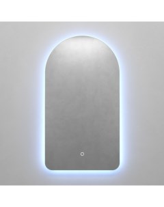 Зеркало арка с холодной подсветкой arkelo nf led s с сенсорной кнопкой серый 50x90x2 см Genglass