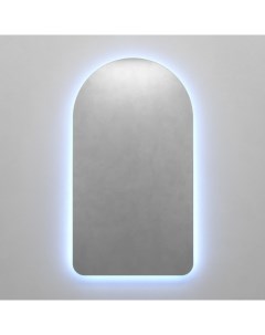 Зеркало арка с холодной подсветкой arkelo nf led s серый 50x90x2 см Genglass
