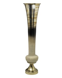 71pn 3122 ваза стекл бежевая на металл основании d19 81см бежевый Garda decor