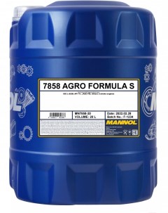 Моторное масло Agro 20л MN7858 20 Mannol