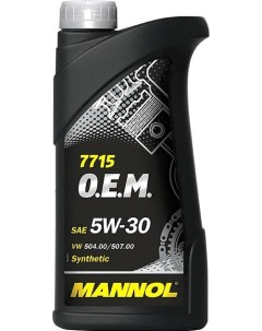 Моторное масло OEM 5W30 SN SM CF 1л Mannol