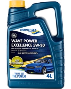 Моторное масло WAVE POWER EXCELLENCE 5W 30 4л 708119 North sea lubricants