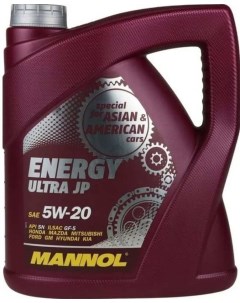 Моторное масло Energy Ultra JP 5W20 API SN 4л MN7906 4 Mannol