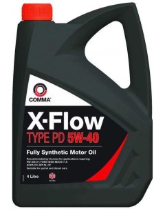Моторное масло X Flow Type PD 5W40 4л XFPD4L Comma