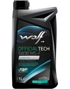 Моторное масло OfficialTech 5W30 MS F 1л 65609 1 Wolf