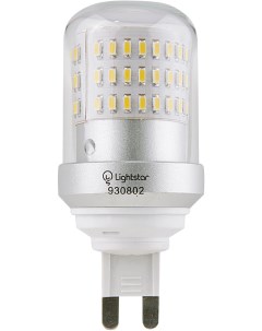 930802 Лампа LED 220V T35 G9 9W 90W 850LM 360G CL 2800K 3000K 20000H шт Lightstar