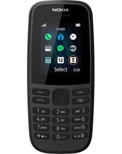 Мобильный телефон 105 TA 1174 DS Black 16KIGB01A01 Nokia