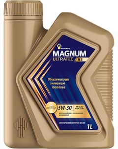 Моторное масло Magnum Ultratec A5 5W30 1л 40816532 Роснефть