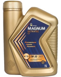 Моторное масло Magnum Ultratec C3 5W30 1л 40814132 Роснефть