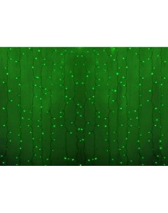 Новогодняя гирлянда Светодиодный Дождь 2x1 5m 192 LED Green 235 304 6 Neon-night