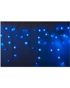 Новогодняя гирлянда Айсикл 2 4х0 6 м 88 LED с эффектом мерцания белый провод синий 255 035 Neon-night