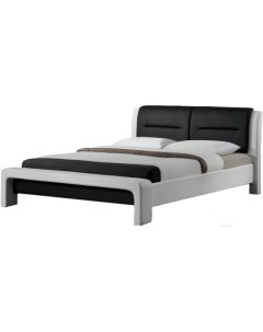 Кровать Cassandra 120x200 белый черный Halmar