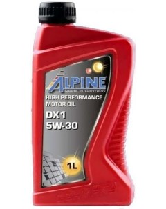 Моторное масло DX1 5W30 1л 0101661 Alpine