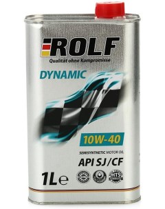 Моторное масло Dynamic SAE 10W 40 API SJ CF 1л 322701 Rolf