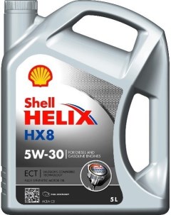 Моторное масло HELIX HX8 ECT 5W 30 5л 550046394 Shell