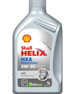 Моторное масло Helix HX8 Professional AG 5W 30 1л 550054287 Shell