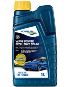 Моторное масло WAVE POWER EXCELLENCE 5W 40 1л 704932 North sea lubricants