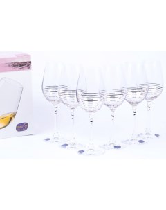 Набор бокалов для вина Viola 40729 M8434 450 Bohemia