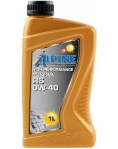 Моторное масло RS 0W40 1л 0100221 Alpine