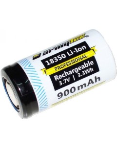 Аккумуляторная батарейка 18350 Li Ion 900 mAh A03401 Armytek