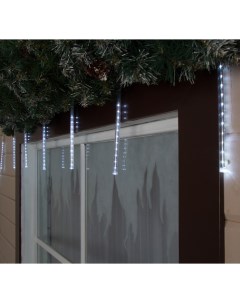 Новогодняя гирлянда Нить 96 LED 2 4м белый 2354125 Luazon