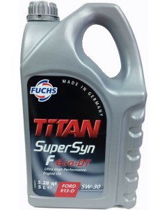 Моторное масло Titan Supersyn F Eco DT 5W30 5л 601411618 Fuchs