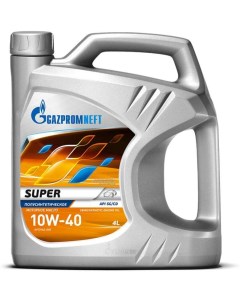Моторное масло Super 10W40 253142142 4л Gazpromneft