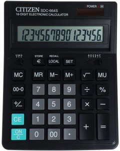 Калькулятор SDC 664 S Citizen