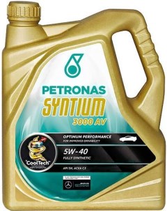 Моторное масло Syntium 3000 AV 5W40 70179M12EU 5л 18285019 Petronas