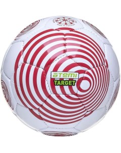 Мяч футбольный Target р 5 белый красный Atemi