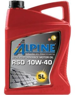 Моторное масло RSD 10W40 5л 0100122 Alpine