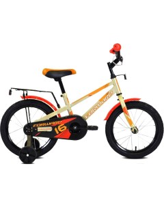 Детский велосипед Meteor 16 2020 2021 серый оранжевый 1BKW1K1C1038 Forward