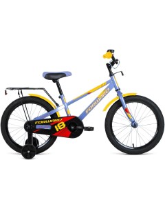 Детский велосипед Meteor 18 2022 серый желтый IBK22FW18267 Forward