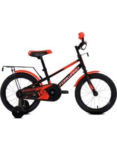 Детский велосипед Meteor 16 2020 2021 черный красный 1BKW1K1C1020 Forward