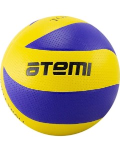 Мяч волейбольный Tornado синтетическая кожа PVC желтый синий Atemi