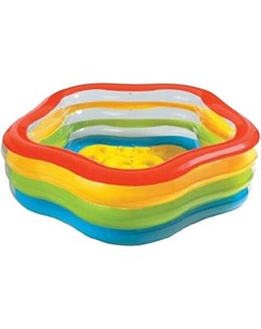 Надувной бассейн Summer Colors 56495 185х180х53 Intex