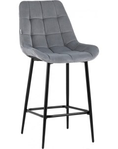 Барный стул Флекс полубарный велюр серый AV 405 N25 08 PP Stool group