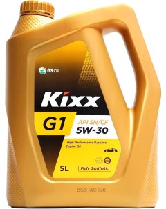 Моторное масло G1 SN Plus 5W30 5л L2101350E1 Kixx