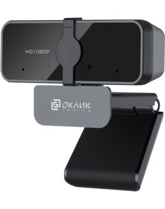 Web камера 2Mpix USB2 0 с микрофоном черный OK C21FH Oklick