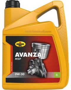 Моторное масло Avanza MSP 0W30 5л 35942 Kroon-oil