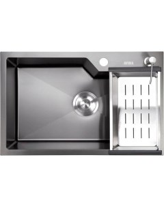 Кухонная мойка HM6548 S PVD графит Avina