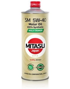 Моторное масло Moly Trimer SM 5W40 1л MJ M12 1 Mitasu