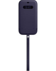Чехол для телефона iPhone 12 Pro Max Leather Sleeve with MagSafe Deep Violet MK0D3 Apple