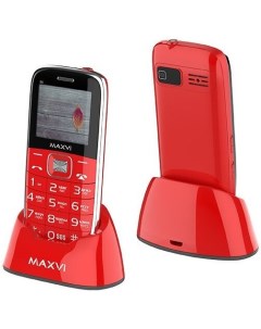 Мобильный телефон B6 красный Maxvi