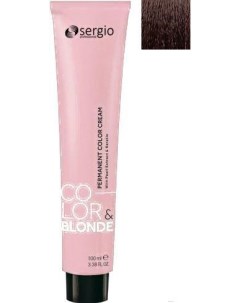 Крем краска для волос ColorBlonde 5 cioccolato fondente св коричн Sergio professional