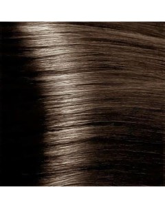 Крем краска для волос Hyaluronic Acid с гиалуроновой кислотой 6 81 темный блонд капучино пепельный Kapous