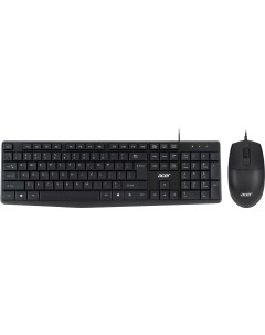 Комплект клавиатура и мышь OMW141 черный ZL MCEEE 01M Acer
