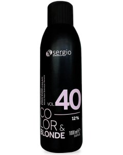 Краска для волос Эмульсия для окисления ColorBlonde 40Vol 12 1л Sergio professional