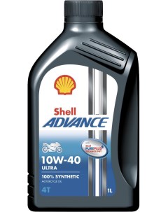 Моторное масло ADVANCE 4T ULTRA 10W 40 1л 550053785 Shell