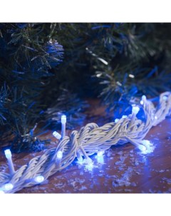 Новогодняя гирлянда Нить 100 LED 10м синий 1080033 Luazon